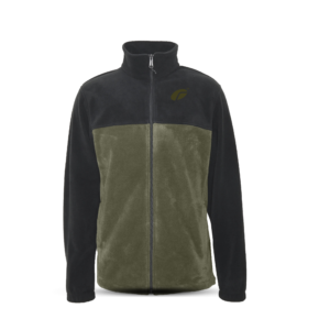 Radix Wears Army Full Sleeve Fleece Jacket (Olive Black)