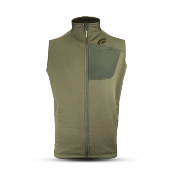 Radix Wears Army Half Sleeve Fleece Jacket (army green)