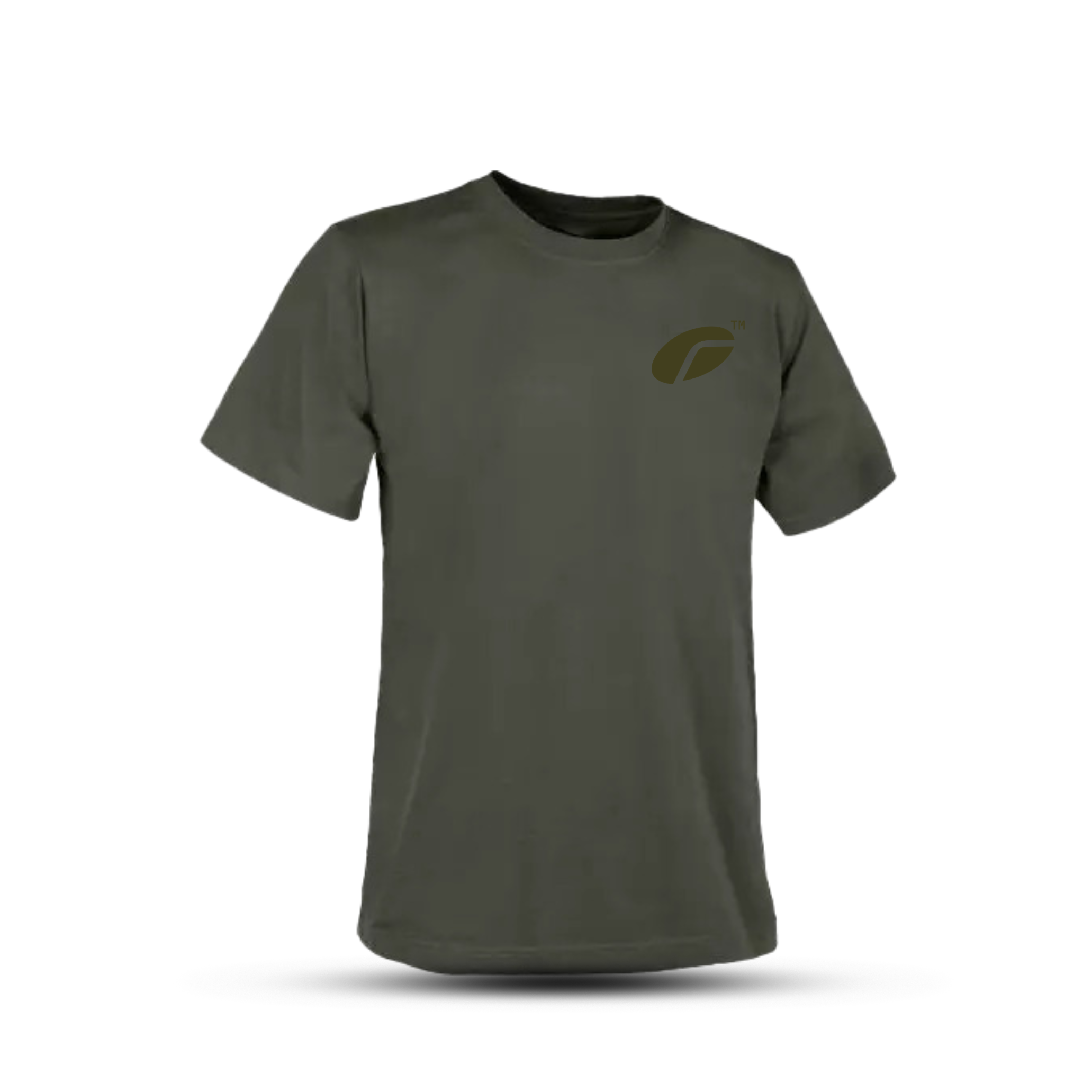Radix Wears Army Cotton Round Neck T‑Shirt (Olive)
