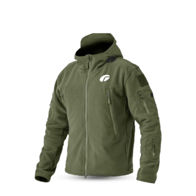 Radix Wears Army Full Sleeve Fleece Jacket